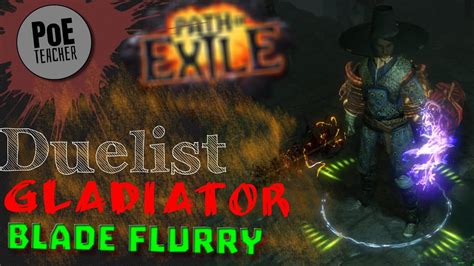 poe blade flurry build|Blade Flurry Gladiator Duelist Build .